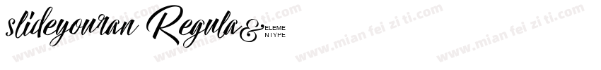 slideyouran Regula字体转换